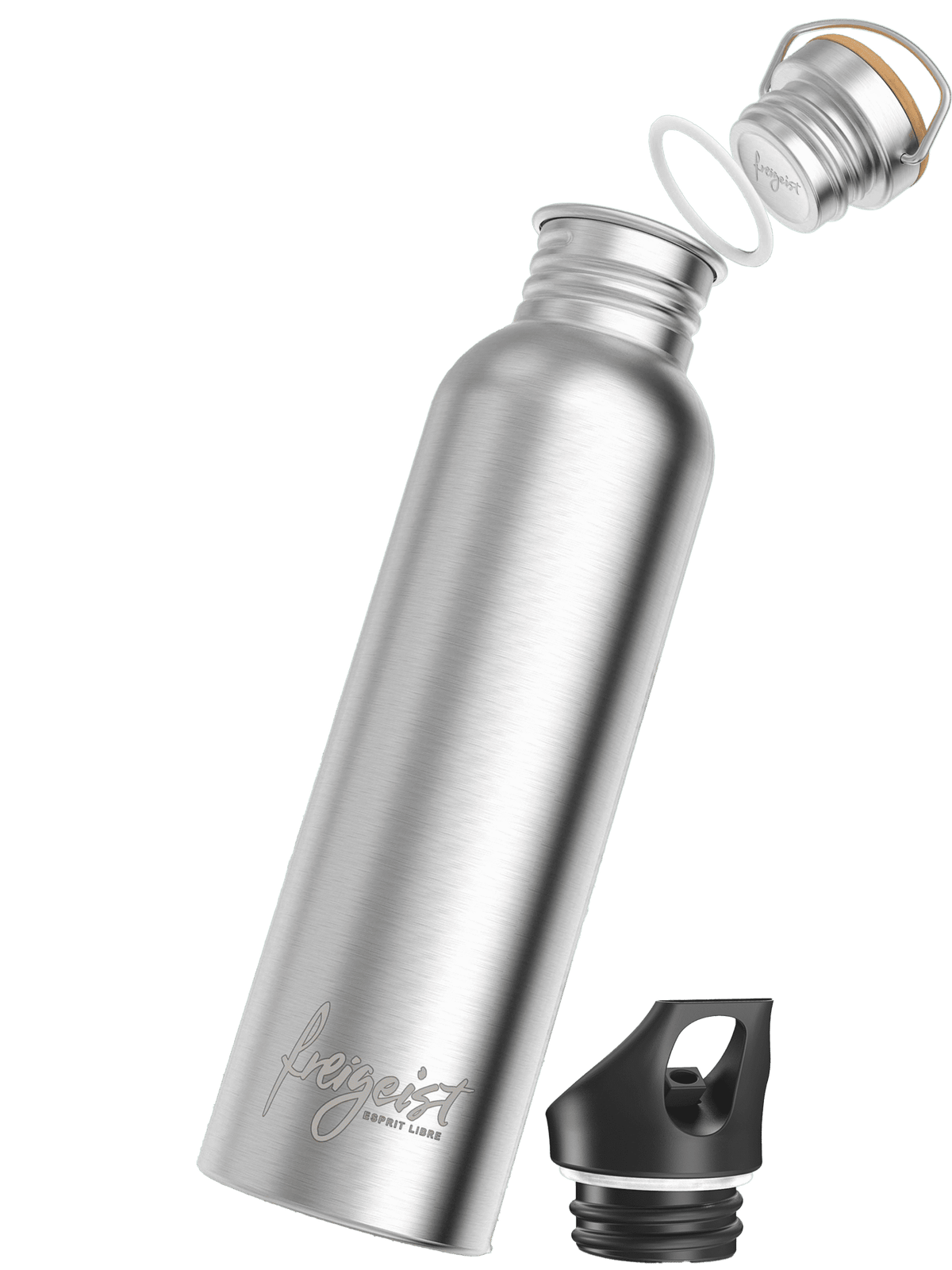 Edelstahl Trinkflasche mit Sportverschluss – Auslaufsicher & BPA-frei